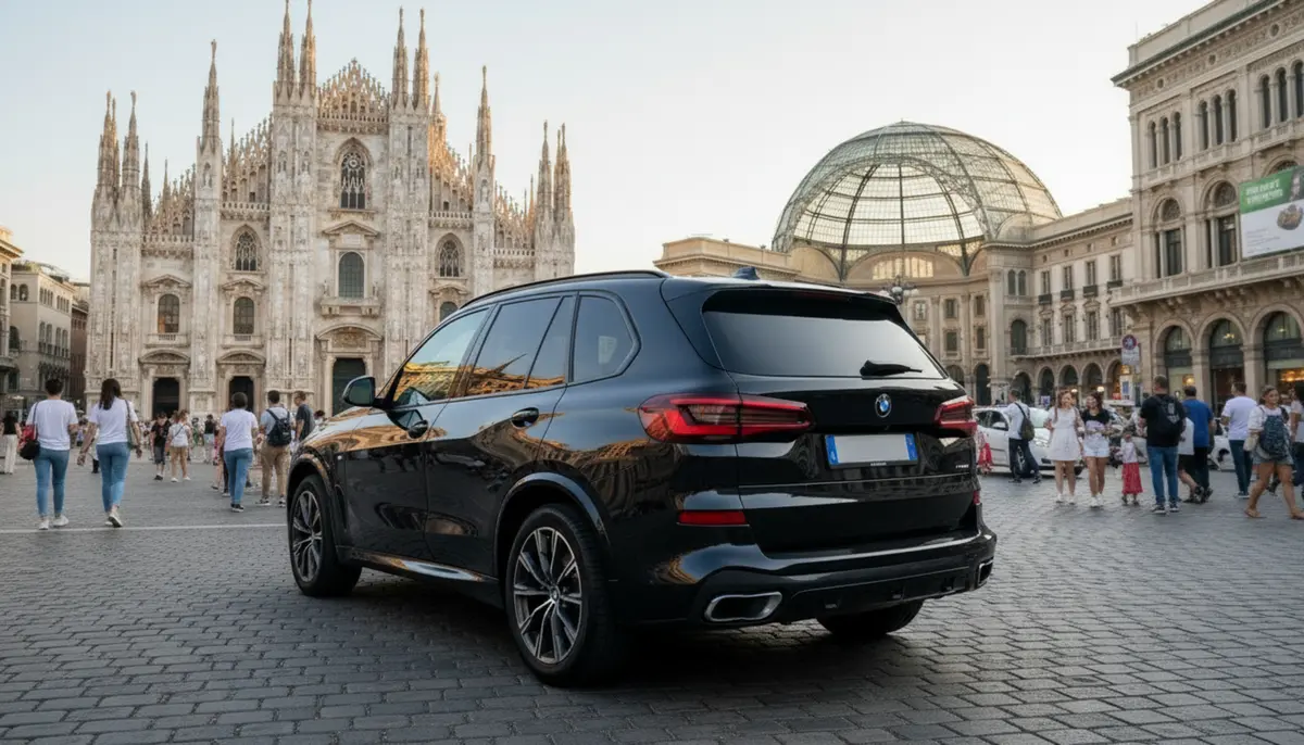 BMW X5 4.0i M 2025, Außenansicht — Luxury Car Rental Switzerland, Switzerland. BMW X5 4.0i M in Switzerland Der BMW X5 4.0i M aus dem Modelljahr 2025 steht für…