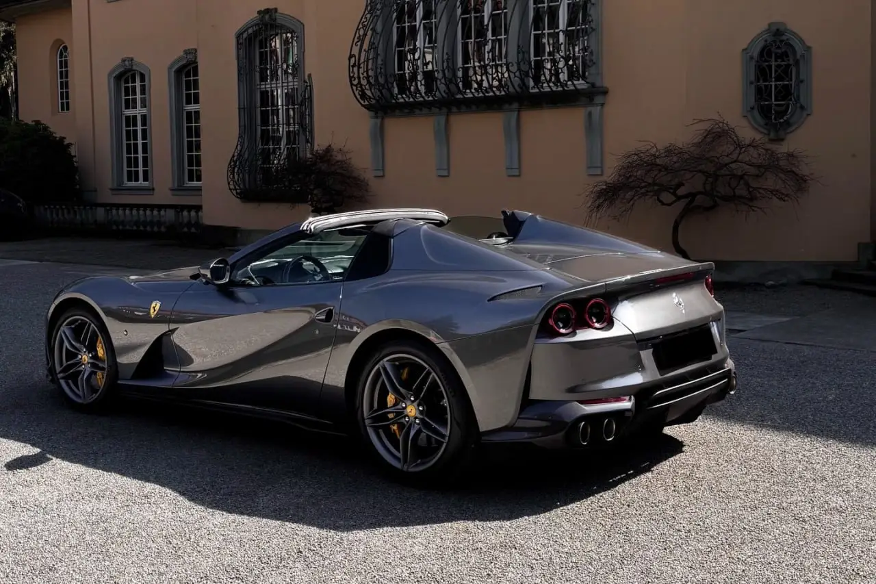 Ferrari 812 GTS 2024, front view — Luxury Car Rental Switzerland, Switzerland. Ferrari 812 GTS in Switzerland The Ferrari 812 GTS is available for rental in Switzerland…