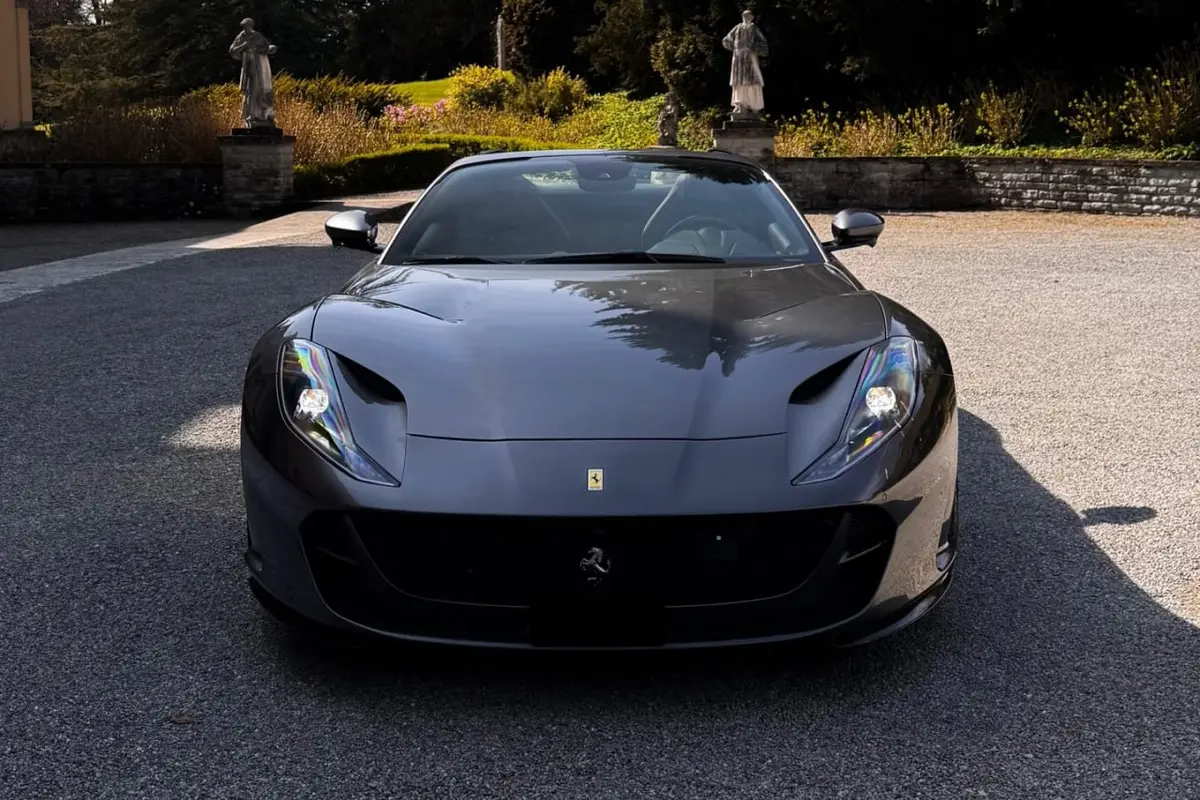Ferrari 812 GTS 2024, interior — Luxury Car Rental Switzerland, Switzerland. Ferrari 812 GTS in Switzerland The Ferrari 812 GTS is available for rental in Switzerland…