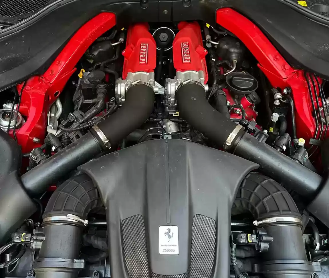 Ferrari Portofino M 2023, extérieur — Luxury Car Rental Switzerland, Switzerland. Ferrari Portofino M à Switzerland La Ferrari Portofino M 2023 est disponible à la…