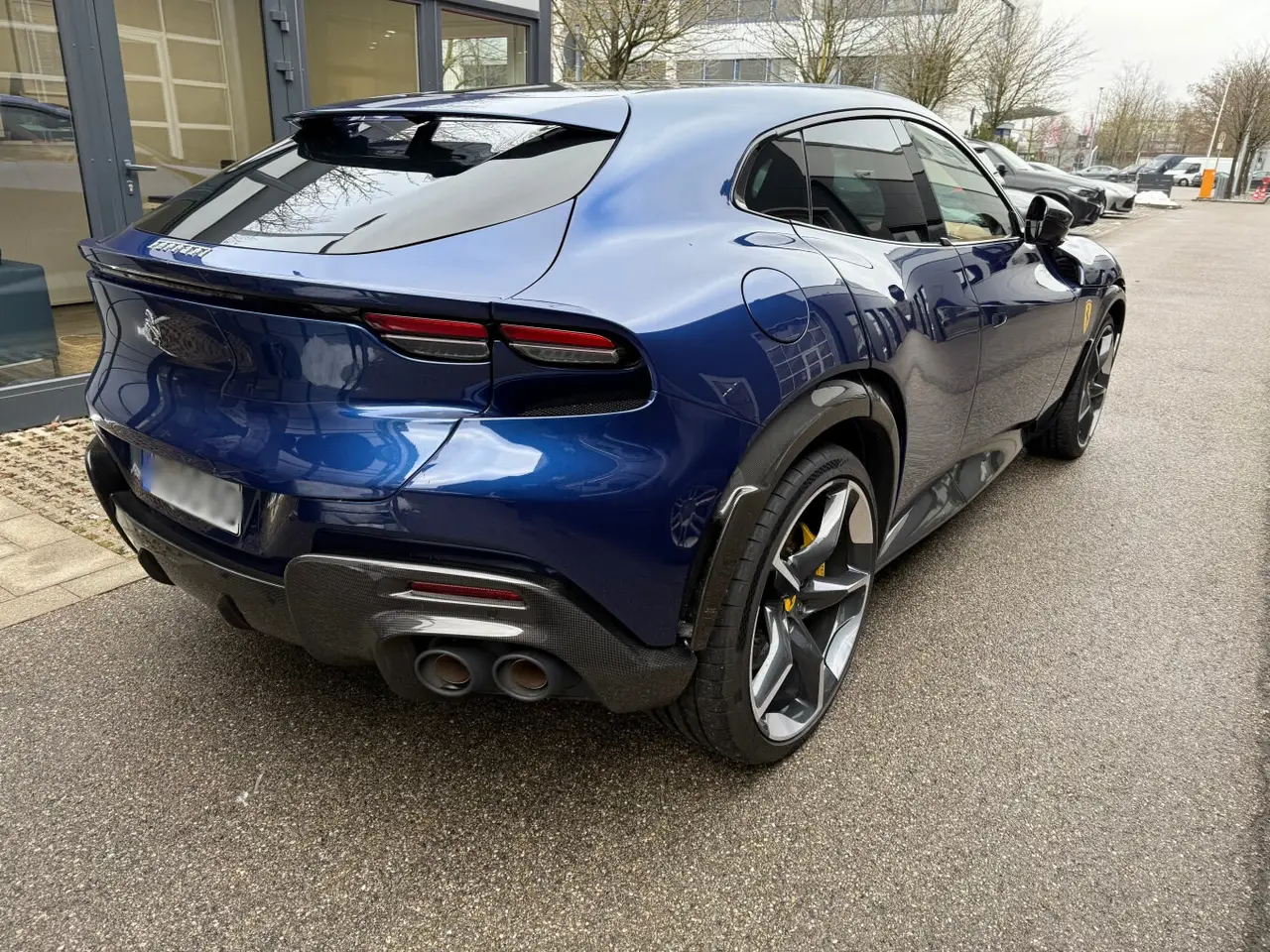 Ferrari Purosangue 2024, exterior — Luxury Car Rental Switzerland, Switzerland. Ferrari Purosangue in Switzerland The Ferrari Purosangue 2024 is available to rent in…