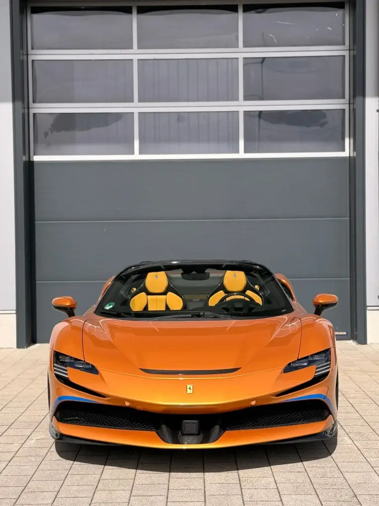Ferrari SF90 Spider Tailor Made 2025, front view — Luxury Car Rental Switzerland, Switzerland. Ferrari SF90 Spider Tailor Made in Switzerland The Ferrari SF90 Spider Tailor Made is…