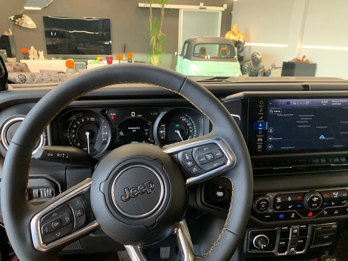 Jeep Wrangler 2025, front view — Luxury Car Rental Switzerland, Switzerland. Jeep Wrangler in Switzerland The Jeep Wrangler 2025 is available to rent in Switzerland…