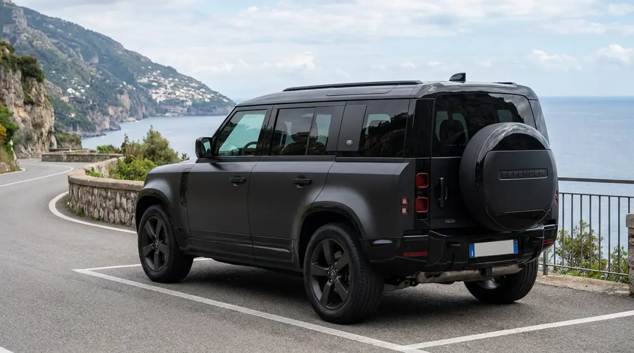 Land Rover Defender 2024, dashboard — Luxury Car Rental Switzerland, Switzerland. Land Rover Defender in Switzerland The Land Rover Defender 2024 is available to rent in…