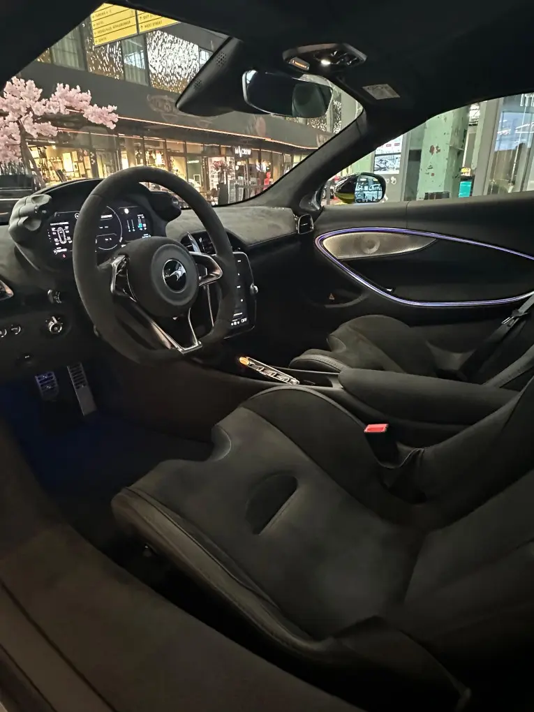 McLaren Artura Spider 2024, dashboard — Luxury Car Rental Switzerland, Switzerland. McLaren Artura Spider in Switzerland The McLaren Artura Spider 2024 is available to rent…
