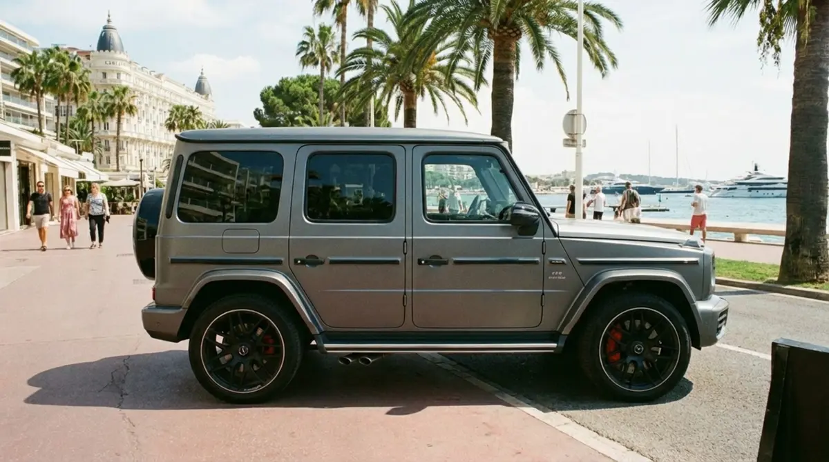 Mercedes Benz G63 2023, Außenansicht — Luxury Car Rental Switzerland, Switzerland. Mercedes Benz G63 in Switzerland Der Mercedes Benz G63 aus dem Jahr 2023 kann in…