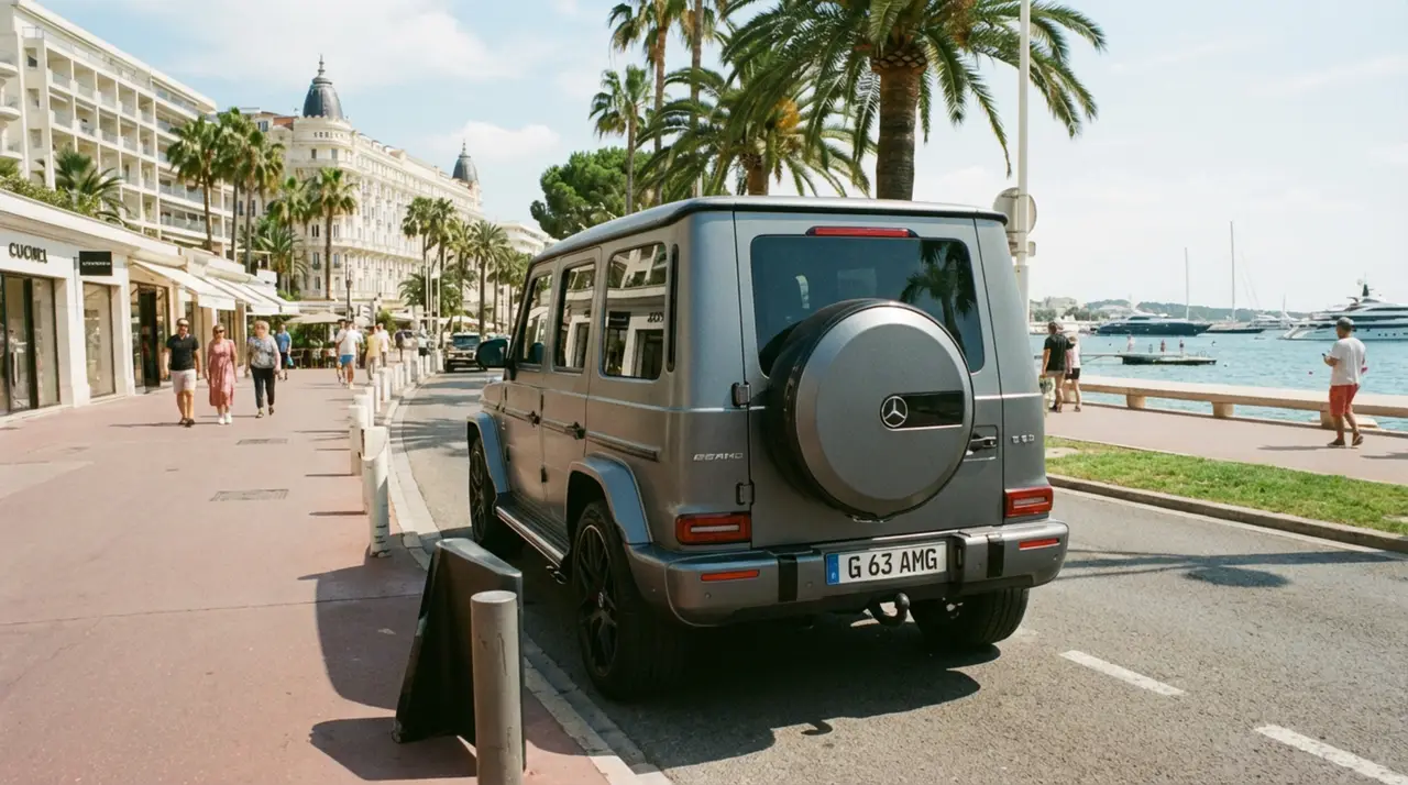 Mercedes Benz G63 2023, вид спереди — Luxury Car Rental Switzerland, Switzerland. Mercedes Benz G63 в Switzerland Mercedes Benz G63 2023 года можно взять в аренду в…