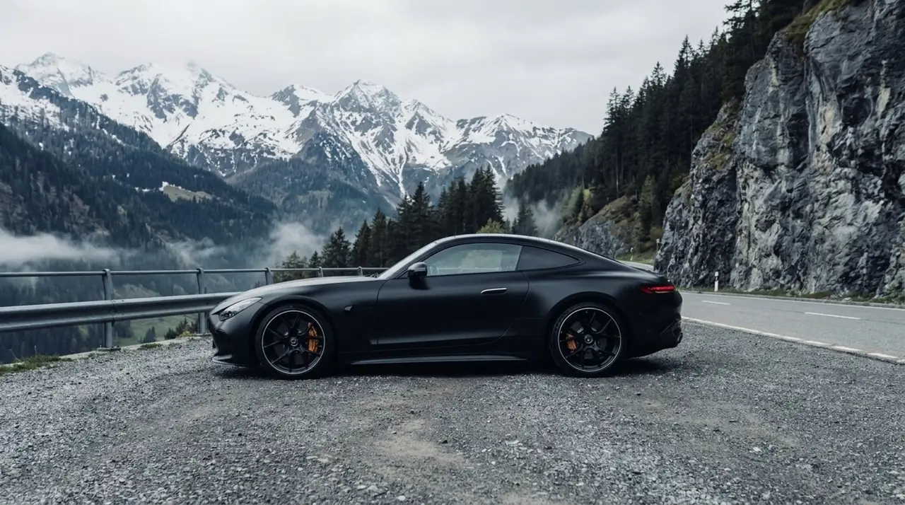 Mercedes Benz GT63 AMG Coupe 2024, Außenansicht — Luxury Car Rental Switzerland, Switzerland. Mercedes Benz GT63 AMG Coupe in Switzerland Das Mercedes Benz GT63 AMG Coupe aus dem…