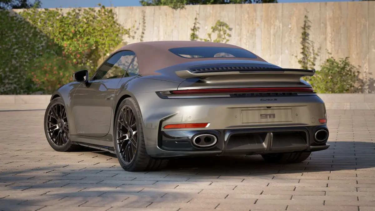 Porsche 911 992 Carrera Turbo S Cabrio 2026, exterior — Luxury Car Rental Switzerland, Switzerland. Porsche 911 992 Carrera Turbo S Cabrio in Switzerland The Porsche 911 992 Carrera Turbo S…