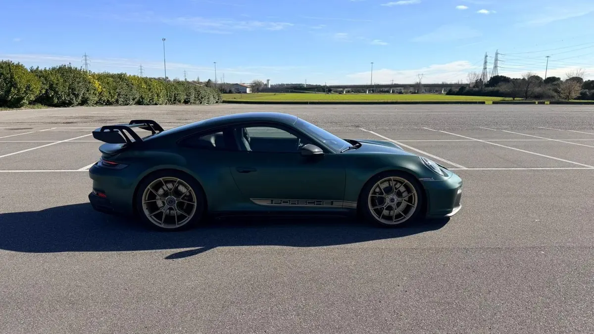 Porsche 911 GT3 2026, exterior — Luxury Car Rental Switzerland, Switzerland. Porsche 911 GT3 in Switzerland The Porsche 911 GT3 2026 is available for rental in…