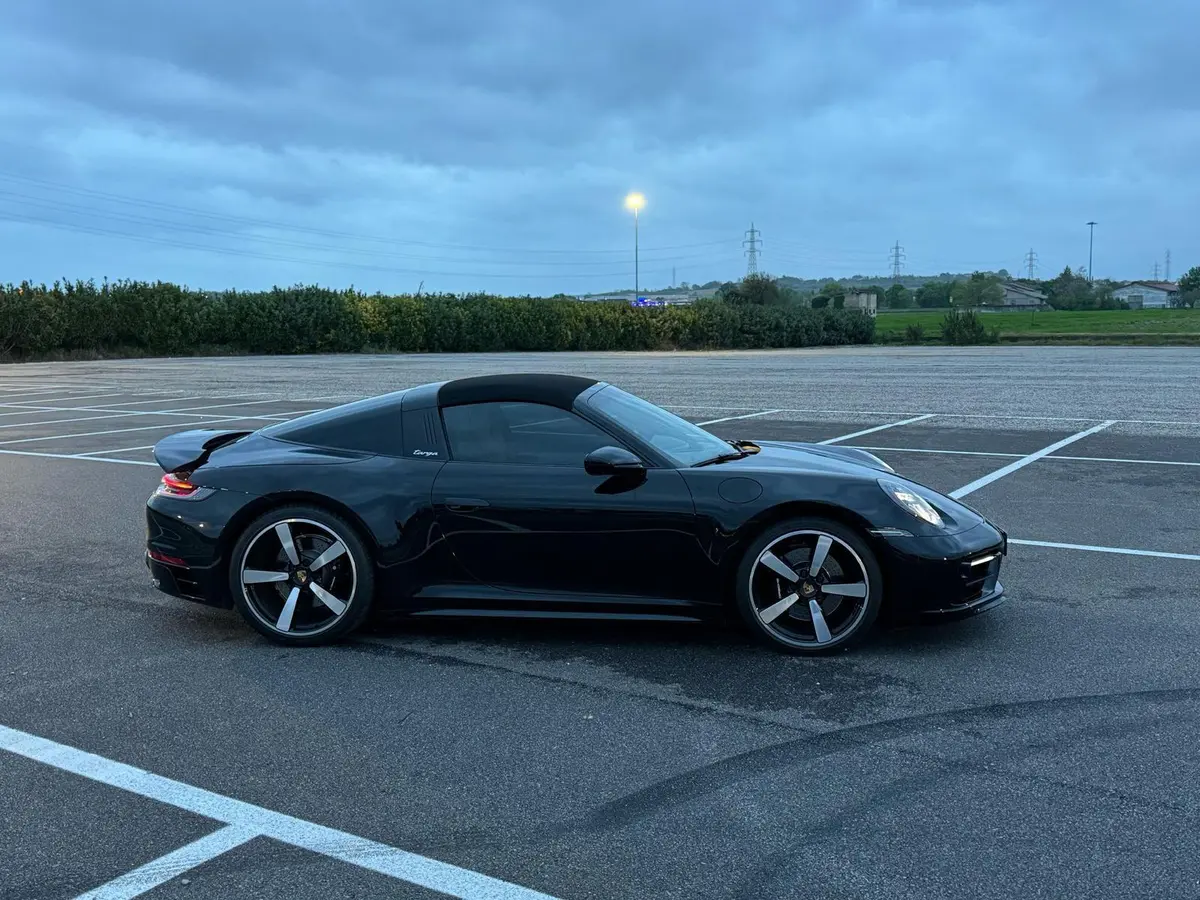 Porsche 911 Targa 2025, front view — Luxury Car Rental Switzerland, Switzerland. Porsche 911 Targa in Switzerland The Porsche 911 Targa 2025 is available for rental in…