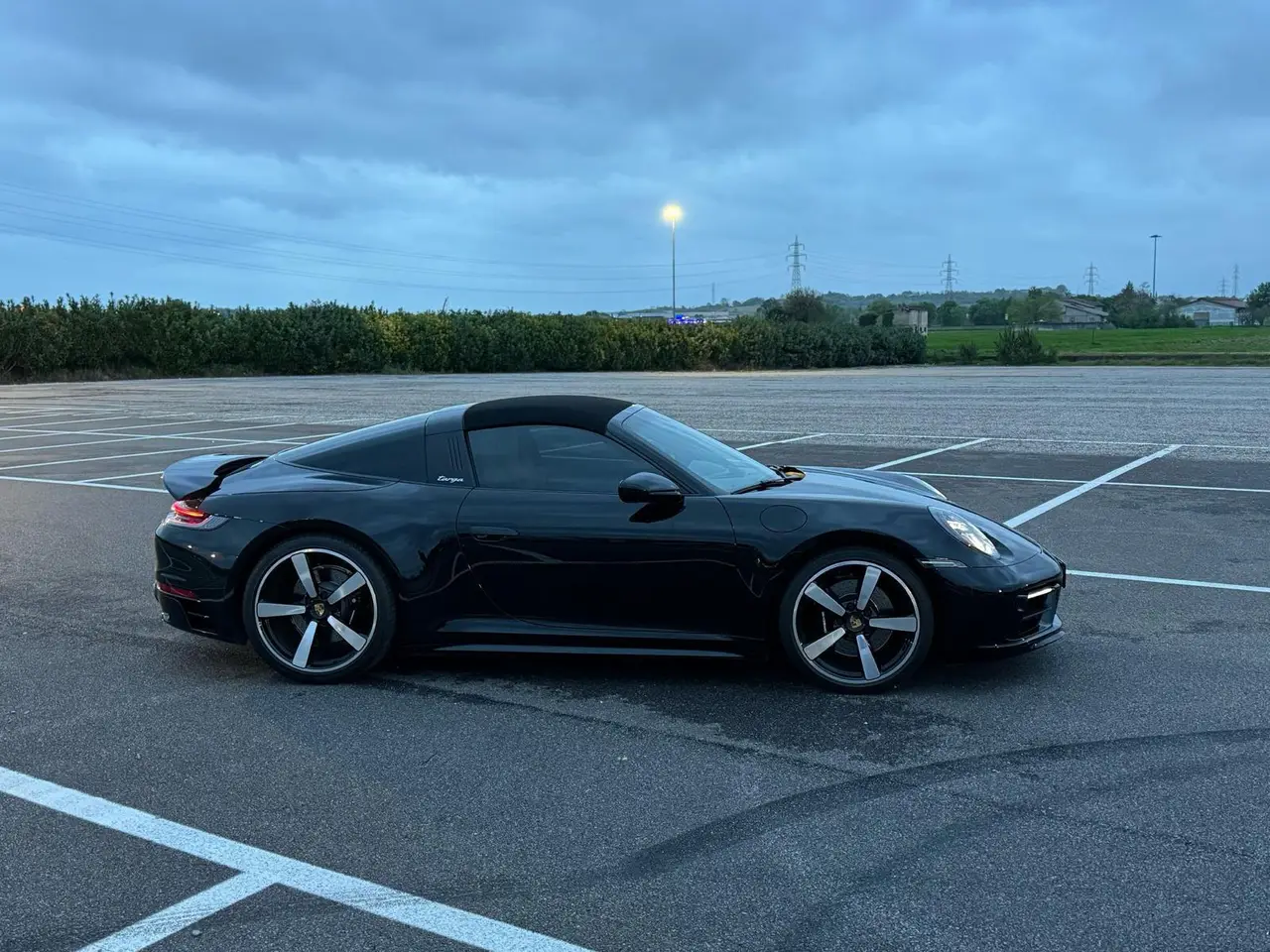 Porsche 911 Targa 2025, front view — Luxury Car Rental Switzerland, Switzerland. Porsche 911 Targa in Switzerland The Porsche 911 Targa 2025 is available for rental in…