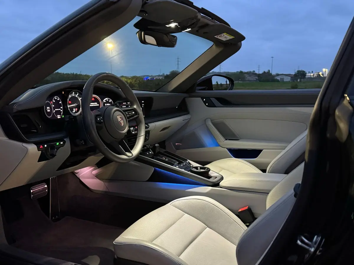 Porsche 911 Targa 2025, rear view — Luxury Car Rental Switzerland, Switzerland. Porsche 911 Targa in Switzerland The Porsche 911 Targa 2025 is available for rental in…