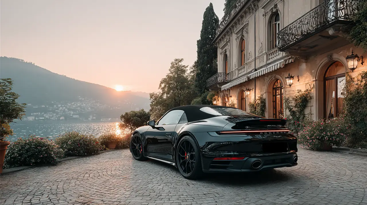 Porsche 992 Carrera 4 GTS Cabrio 2024, front view — Luxury Car Rental Switzerland, Switzerland. Porsche 992 Carrera 4 GTS Cabrio in Switzerland The Porsche 992 Carrera 4 GTS Cabrio is…